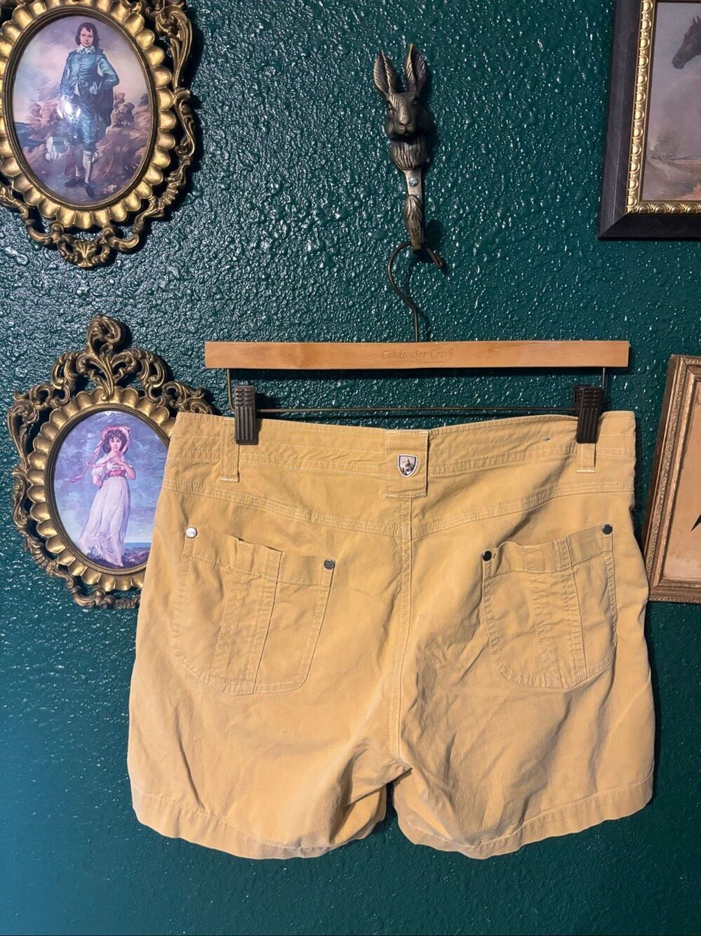 KUHL WOMENS YELLOW PATINA SHORTS SZ 6 - Picture 2 of 4